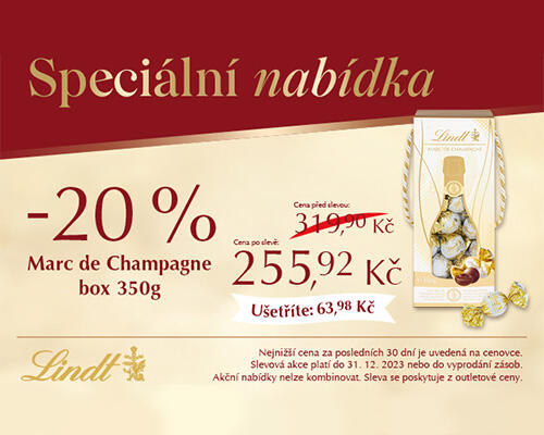 EXTRA sleva 20 % na box Marc de Champagne