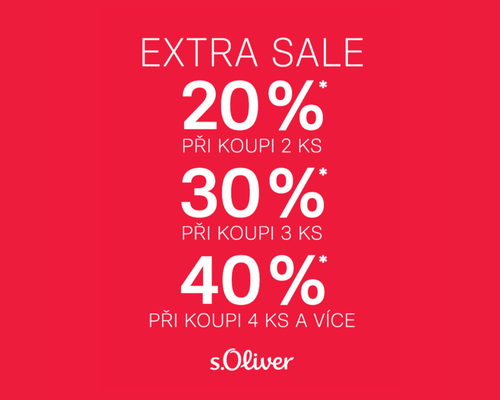 DODATEČNÁ sleva až 40 %