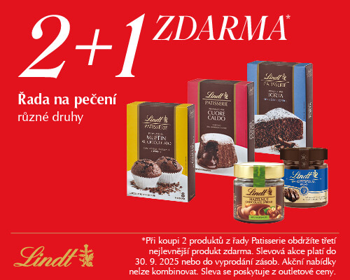EXTRA akce 2+1 zdarma - řada na pečení