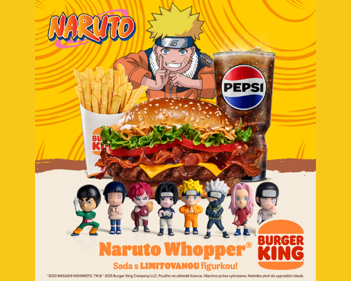 NARUTO MENU v Burger Kingu