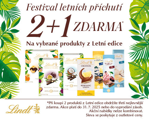 EXTRA akce 2+1 zdarma na vybrané produkty z Letní edice