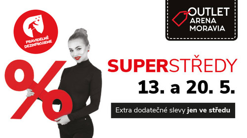 Majowe SuperWedycje w Outlet Arena Morawy 13 maja i 20 maja