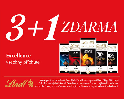 Akce 3+1 zdarma