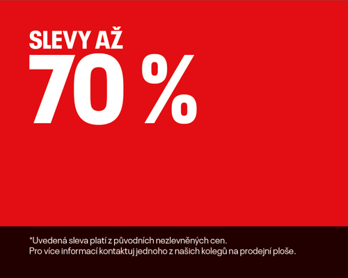 SLEVA AŽ 70 %