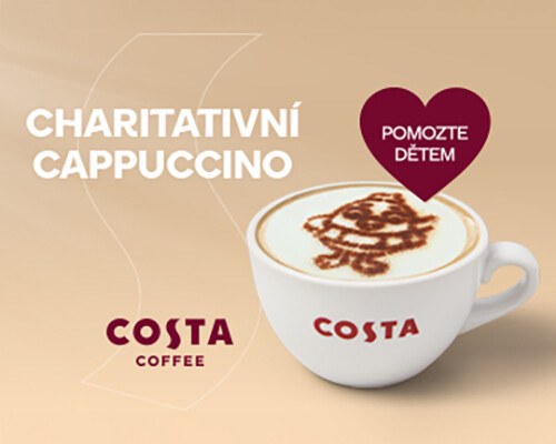 Charitativní cappuccino pomůže dětem