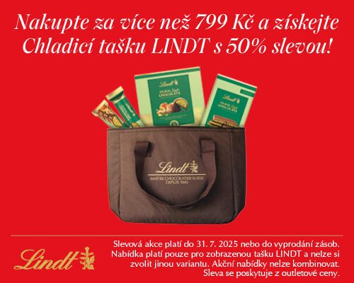 Nakupte za více než 799 Kč a získejte chladící tašku LINDT s 50% slevou