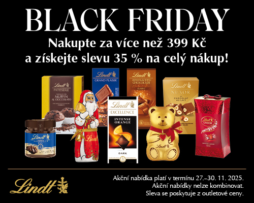 Lindt Black Friday 35 banner black 500x400px CZ outlet