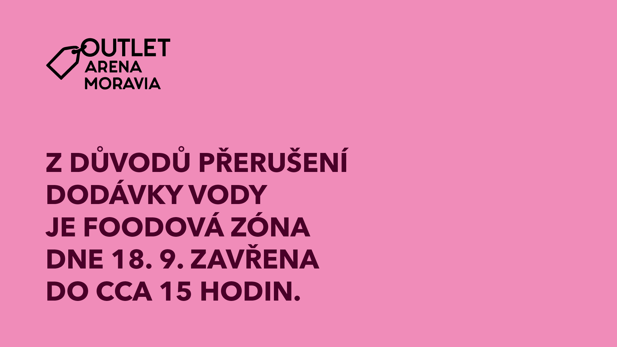 Outlet novinka korekce